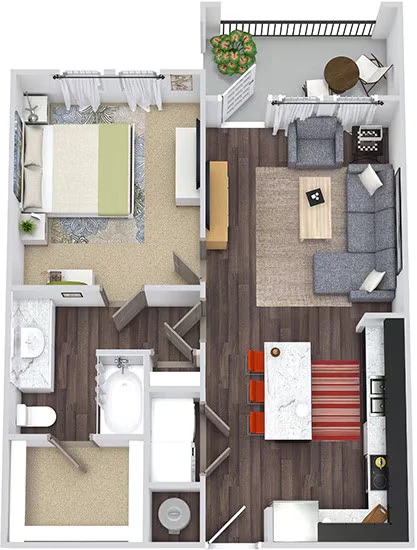 The Skyline 3308 floor plan